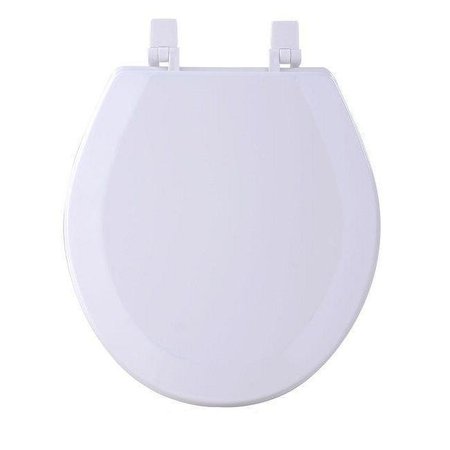 ACHIM IMPORTING Achim Importing TOWDSTWH04 Fantasia White Standard Wood Toilet Seat; 17 in. TOWDSTWH04